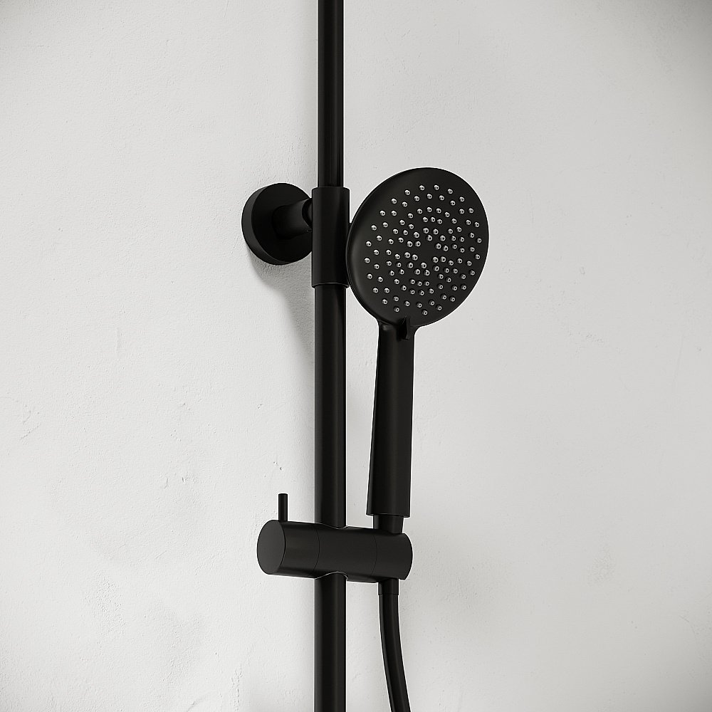 Душевая система Sancos Game SC3001LMB черный матовый купить в интернет-магазине сантехники Sanbest