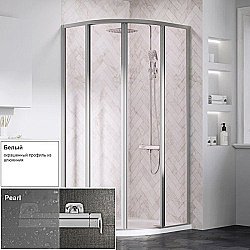 Душевой уголок Ravak SUPERNOVA SKCP4 90x90 белый/Pearl купить в интернет-магазине Sanbest