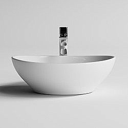 Раковина накладная Ceramica Nova Element CN6016 белая купить в интернет-магазине Sanbest