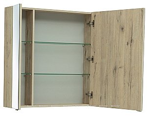 Зеркальный шкаф Aquanet Алвита New 277545 100 Дуб веллингтон купить в интернет-магазине сантехники Sanbest