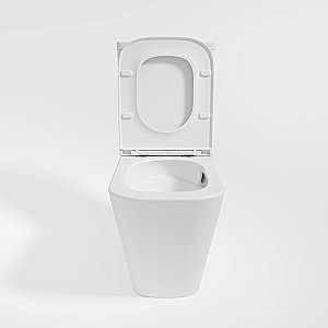 Унитаз-компакт Vincea Q-Line VT2-12T белый, с крышкой микролифт, с бачком, слив-торнадо купить в интернет-магазине Sanbest