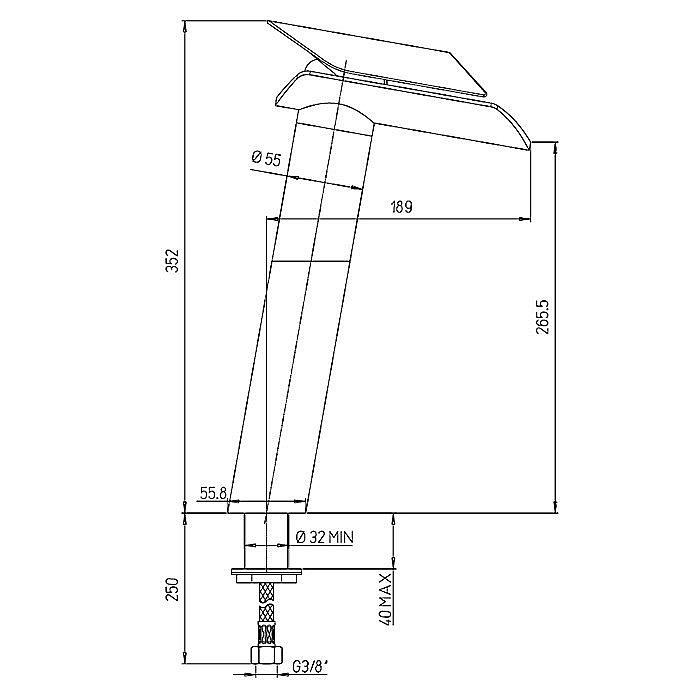 Смеситель для кухни PAINI Morgana 73PW579KM никель купить в интернет-магазине сантехники Sanbest