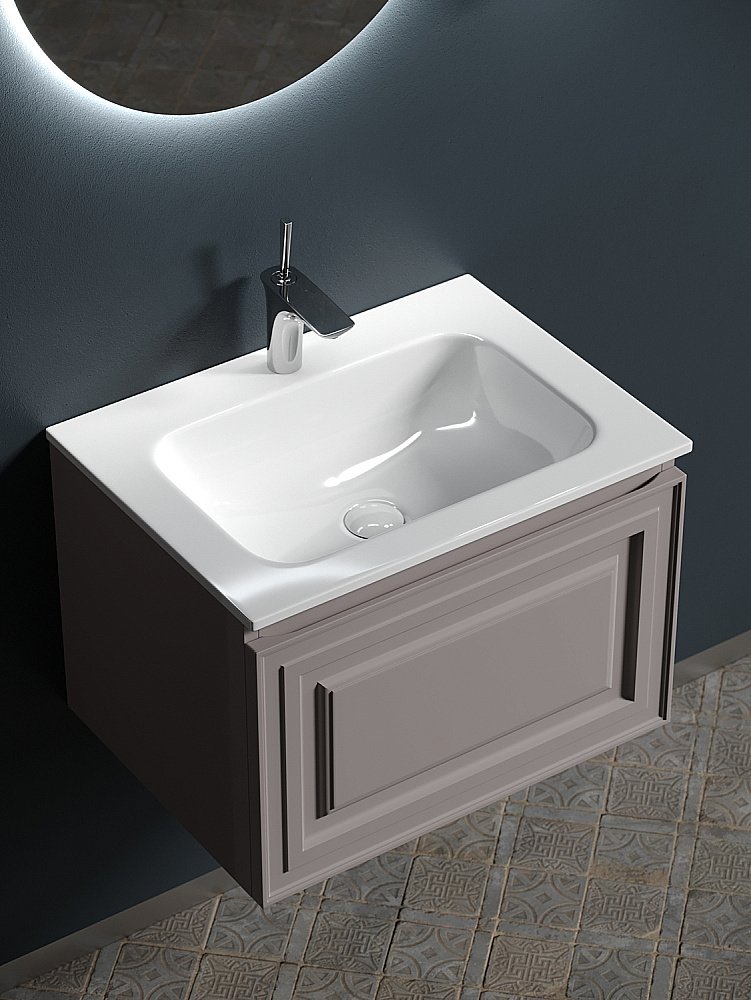 Тумба с раковиной Sancos Very VR60SM 60 Doha Soft для ванной в интернет-магазине Sanbest