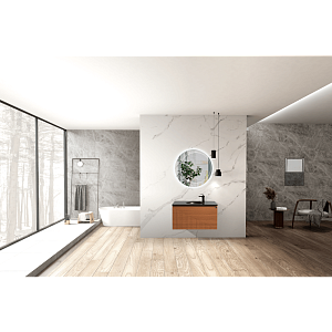 Мебель для ванной Black&White Universal U918 90 темное дерево для ванной в интернет-магазине Sanbest
