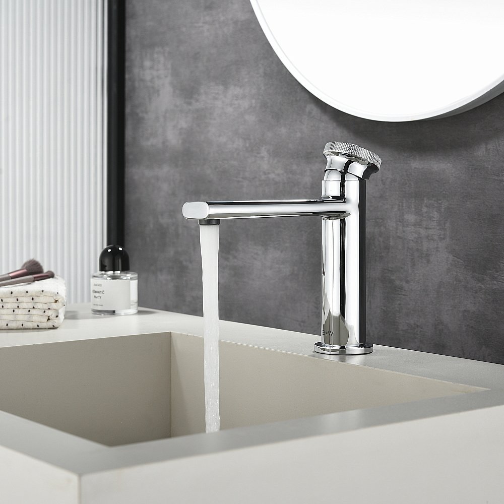 Смеситель для раковины Black&white Gravity GF-7107-С хром купить в интернет-магазине сантехники Sanbest