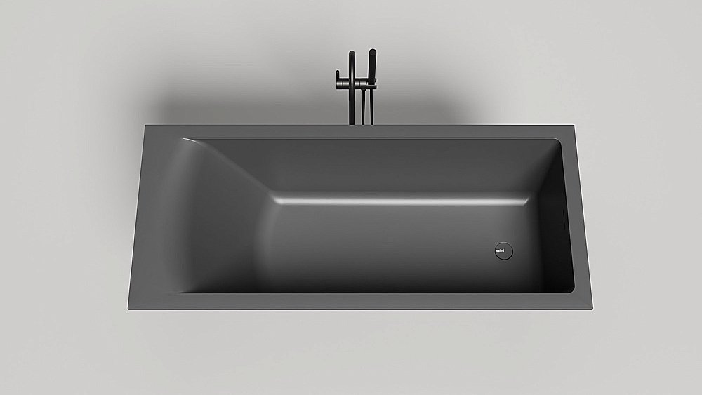 Ванна Salini Cascata Kit S-Stone 170х75 104323MF RAL матовая купить в интернет-магазине Sanbest