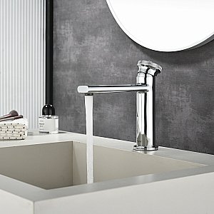 Смеситель для раковины Black&white Gravity GF-7107-С хром купить в интернет-магазине сантехники Sanbest