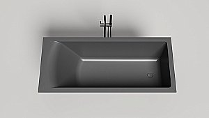 Ванна Salini Cascata Kit S-Stone 170х75 104323MF RAL матовая купить в интернет-магазине Sanbest