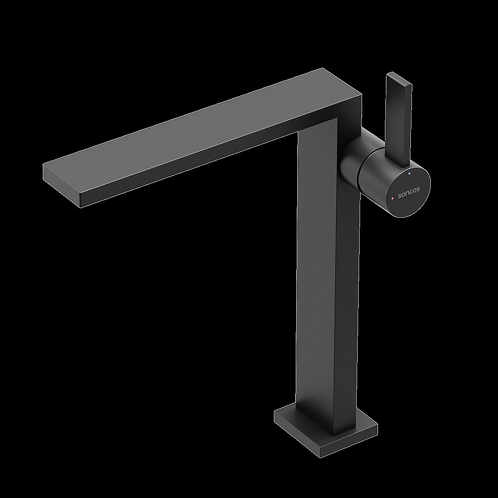 Смеситель для раковины Sancos Linn SC9020MB черный матовый купить в интернет-магазине сантехники Sanbest