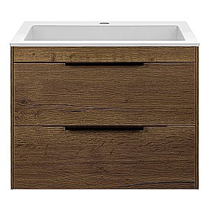 Тумба с раковиной Vincea Chiara 2D 600 T.Oak для ванной в интернет-магазине Sanbest