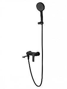 Смеситель для ванны с душем WONZON & WOGHAND BRILLIANT, Черный матовый (WW-88037079-MB) купить в интернет-магазине сантехники Sanbest