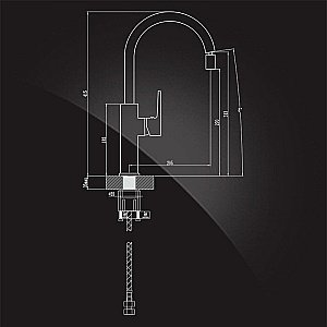Смеситель для кухни Elghansa KITCHEN 56B1498 купить в интернет-магазине сантехники Sanbest