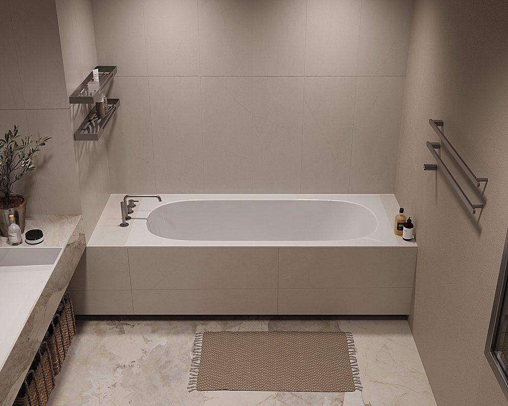 Ванна акриловая Vincea VBT-710-1700 170x75 белый купить в интернет-магазине Sanbest