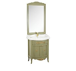 Тумба с раковиной Migliore Bella 73 Oliva для ванной в интернет-магазине Sanbest