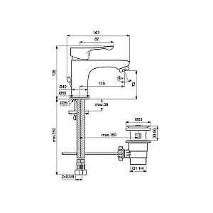 Набор смесителей Ideal Standard Ceraflex Alpha BD003AA купить в интернет-магазине сантехники Sanbest
