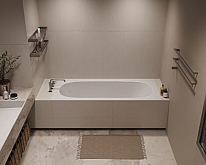 Ванна акриловая Vincea VBT-710-1700 170x75 белый купить в интернет-магазине Sanbest