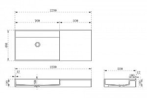Раковина ABBER Stein AS2628 белая матовая купить в интернет-магазине Sanbest