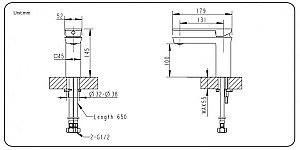 Смеситель для раковины Bravat PHILLIS F156101C-ENG купить в интернет-магазине сантехники Sanbest