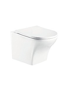 Унитаз с инсталляцией WeltWasser AMBERG 350 + ODENBACH 004 GL-WT + AMBERG RD-WT белый/кнопка белая-хром купить в интернет-магазине Sanbest