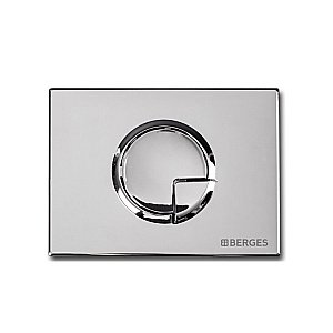 Кнопка для инсталляции BERGES NOVUM R3 хром купить в интернет-магазине сантехники Sanbest