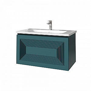 Тумба с раковиной Caprigo Modo-Quarta 100 с интегрированной ручкой, цвет на выбор для ванной в интернет-магазине Sanbest