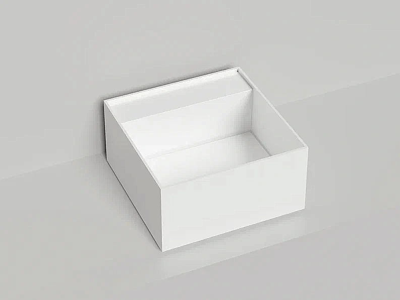 Раковина накладная Salini ARMONIA SQUARE TOP 02 S-Sense 130512TG 45 без отверстия под смеситель, белая купить в интернет-магазине Sanbest