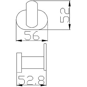 Планка с крючками Rav Slezak Yukon YUA0100 хром купить в интернет-магазине сантехники Sanbest