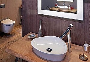 Раковина накладная Duravit Cape Cod 50 2339500000 белая купить в интернет-магазине Sanbest