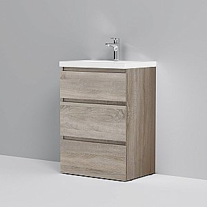 Тумба с раковиной AM.PM Gem S 60 светлый дуб для ванной в интернет-магазине Sanbest