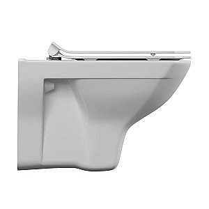 Унитаз подвесной Cersanit CARINA XL CO DPL EO slim c инсталляцией VECTOR/кнопка BLICK хром матовый, с крышкой микролифт, безободковый купить в интернет-магазине Sanbest