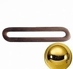Декоративная накладка на отверстие перелива для ванны BB39-T-ORO золото купить в интернет-магазине сантехники Sanbest