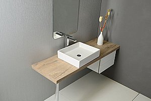 Раковина ISVEA Purita 50 10PL66050SV белая купить в интернет-магазине Sanbest