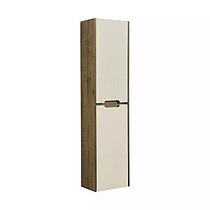 Пенал Акватон Оливия 40 бежевый/дуб веллингтон для ванной в интернет-магазине сантехники Sanbest