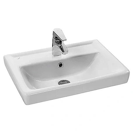 Тумба с раковиной Акватон Ронда 55 дуб сомерсет для ванной в интернет-магазине Sanbest