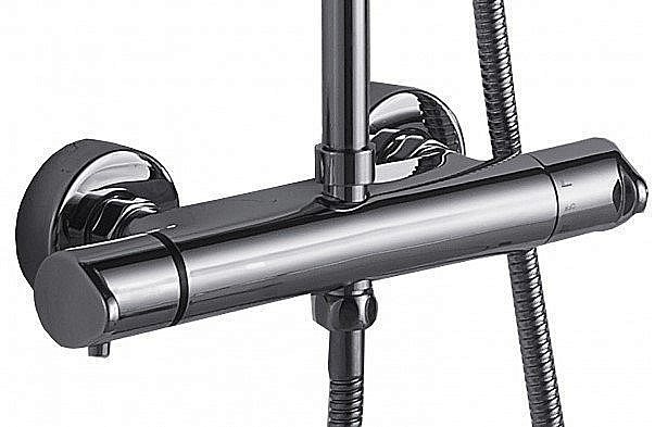 Душевая система Bravat WATERFALL F939114C-A2-RUS черная купить в интернет-магазине сантехники Sanbest