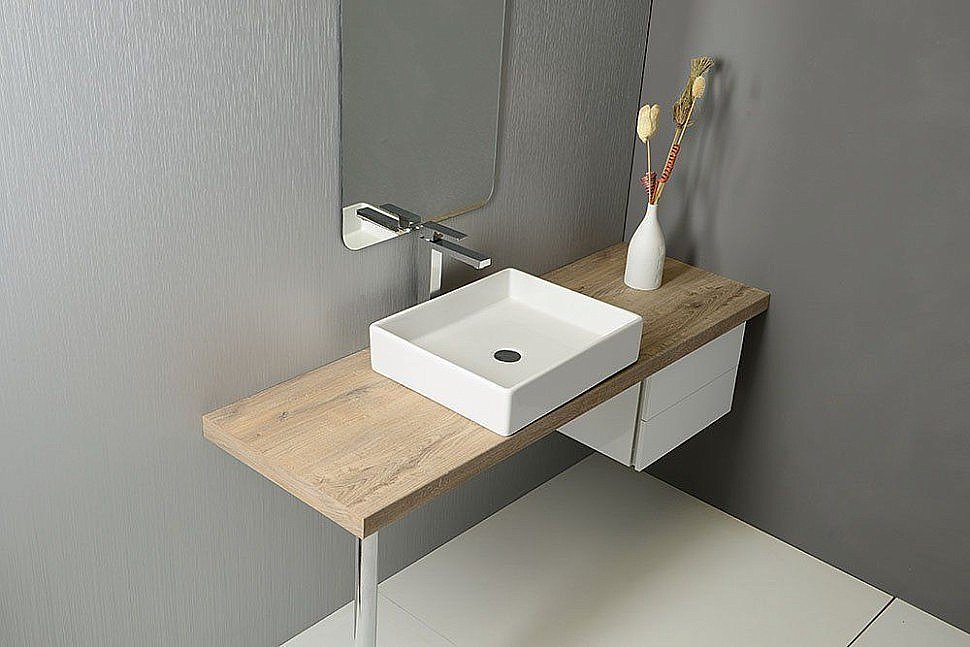 Раковина ISVEA Purita 50 10PL66050SV белая купить в интернет-магазине Sanbest