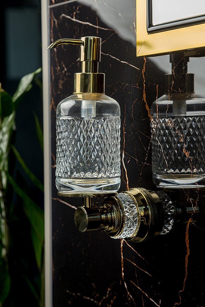 Диспенсер Boheme AURA 10247-G золото купить в интернет-магазине сантехники Sanbest