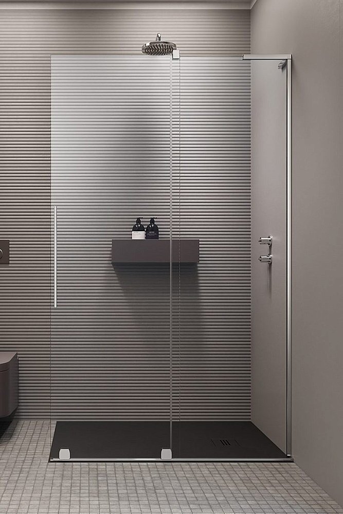 Душевое ограждение Radaway Furo SL Walk-in 120 10306638-01-01 стекло прозрачное/профиль хром купить в интернет-магазине Sanbest