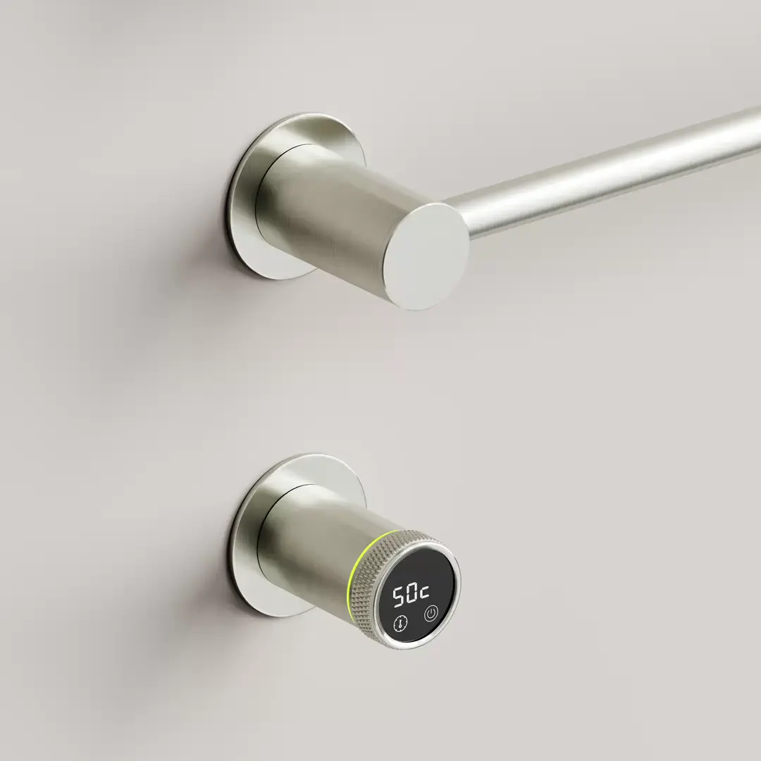 Полотенцесушитель электрический Sancos Linea SC14001BN брашированный никель купить в интернет-магазине сантехники Sanbest