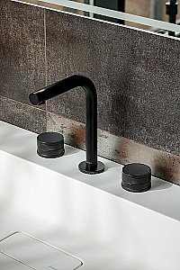 Смеситель для раковины Boheme Prestige 152-B-PR черный матовый купить в интернет-магазине сантехники Sanbest