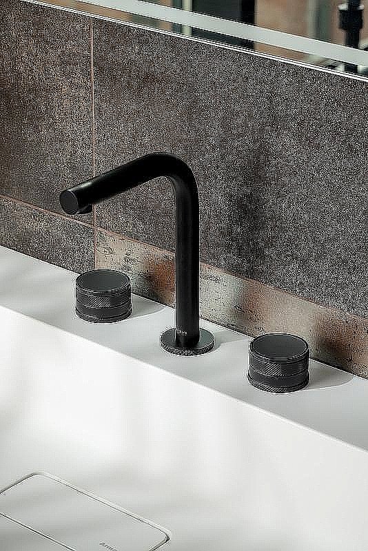 Смеситель для раковины Boheme Prestige 152-B-PR черный матовый купить в интернет-магазине сантехники Sanbest