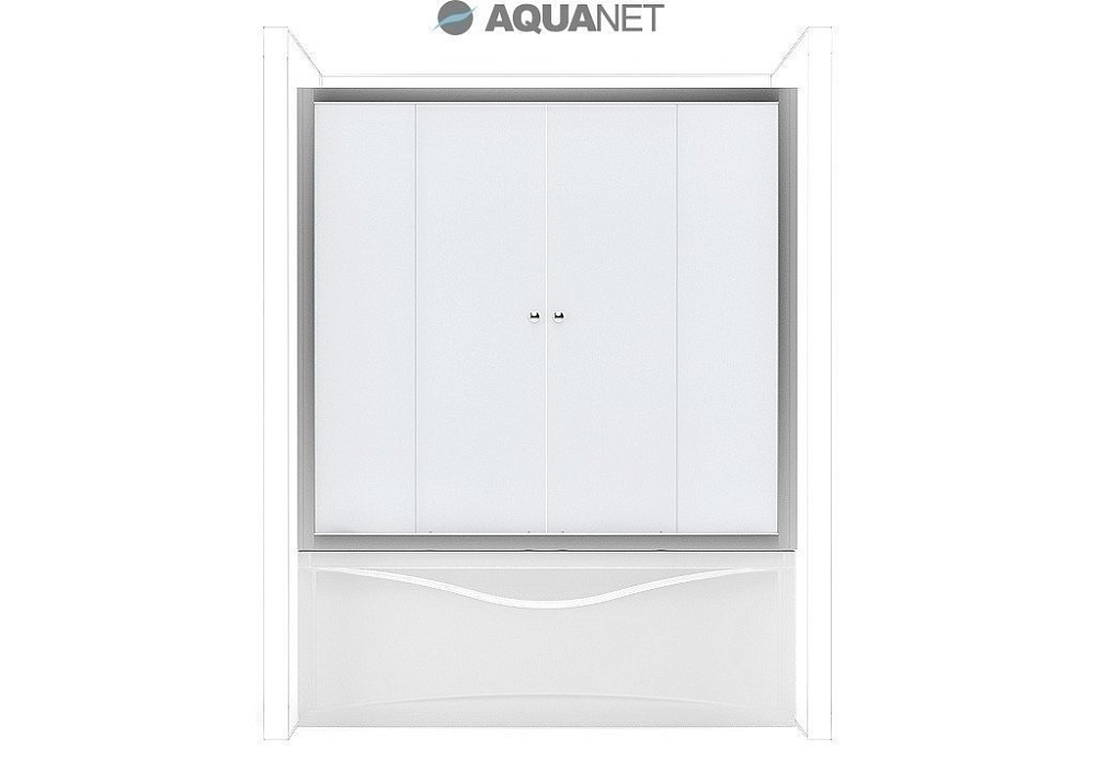 Душевая шторка на ванну Aquanet AQ5 150х140 купить в интернет-магазине Sanbest