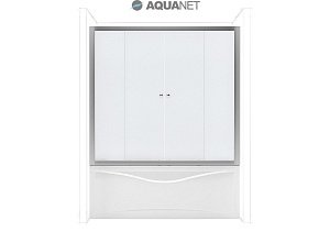 Душевая шторка на ванну Aquanet AQ5 170х140 купить в интернет-магазине Sanbest