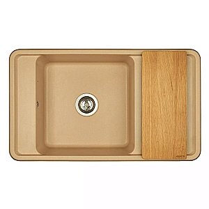 Мойка кухонная Акватон Беллис 87 латте купить в интернет-магазине сантехники Sanbest