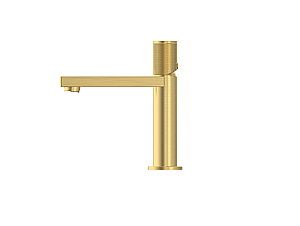 Смеситель для раковины Good Door LUX СМ00070 брашированное золото купить в интернет-магазине сантехники Sanbest