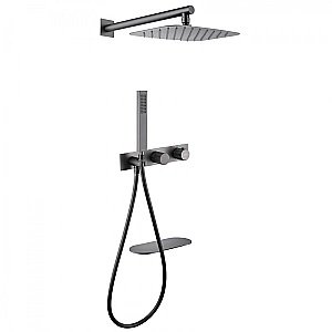 Душевая система ABBER Rund AF8750NG никель купить в интернет-магазине сантехники Sanbest