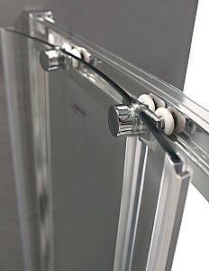 Душевой уголок Cezares Anima 100х120 ANIMA-RH-2-120/100-C-Cr-RL стекло прозрачное/профиль хром купить в интернет-магазине Sanbest