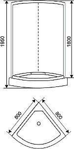 Душевая кабина  ARCUS Style S-10 купить в интернет-магазине Sanbest