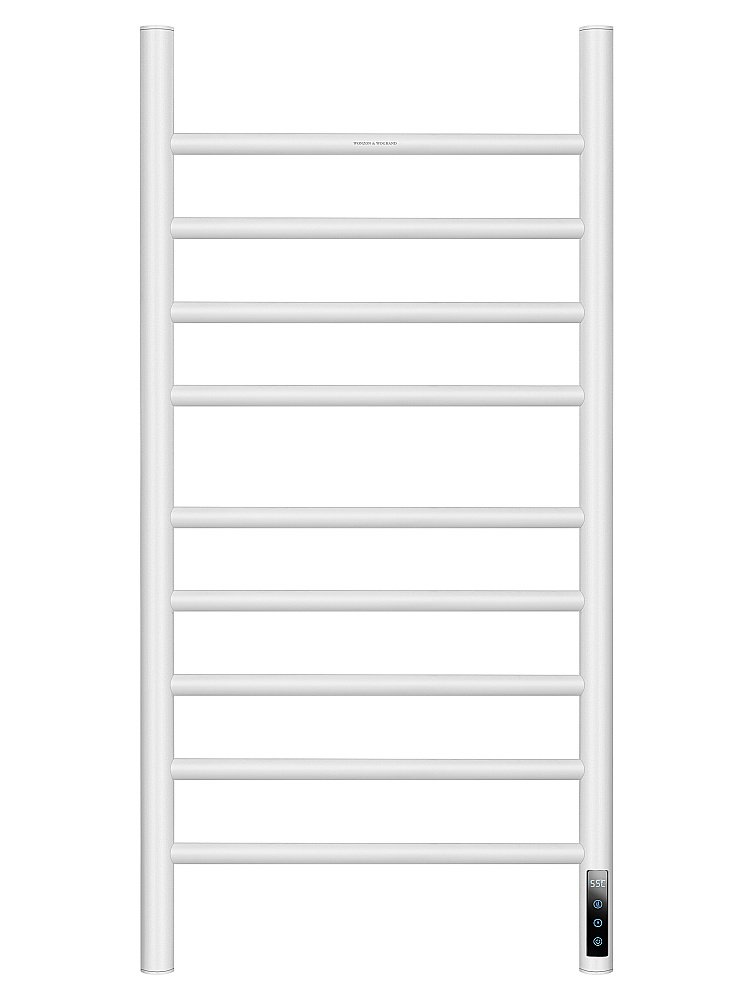 Полотенцесушитель электрический WONZON & WOGHAND BONN, Белый матовый (WW-AL409-MW) купить в интернет-магазине сантехники Sanbest