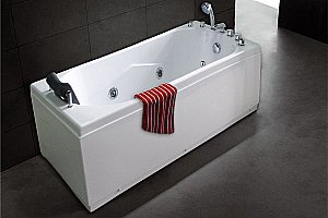 Акриловая ванна Royal Bath Tudor Standart RB407701ST 170x75 белая с гидромассажем купить в интернет-магазине Sanbest